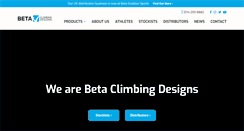 Desktop Screenshot of betaclimbingdesigns.com